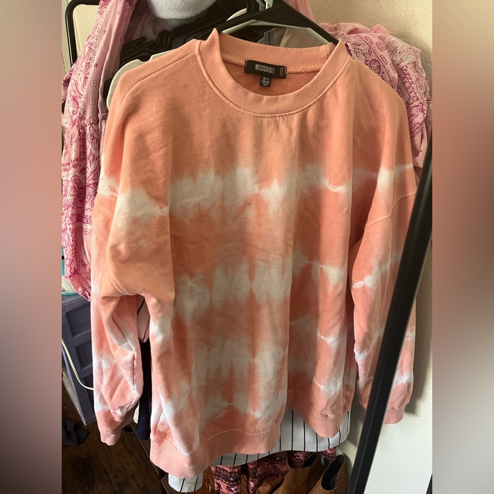 Pink Tie Dye Sweatshirt